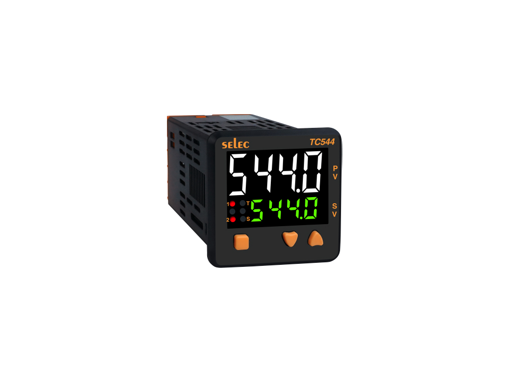 TC544C White and Green dual Display, 2 SPST Relay Output