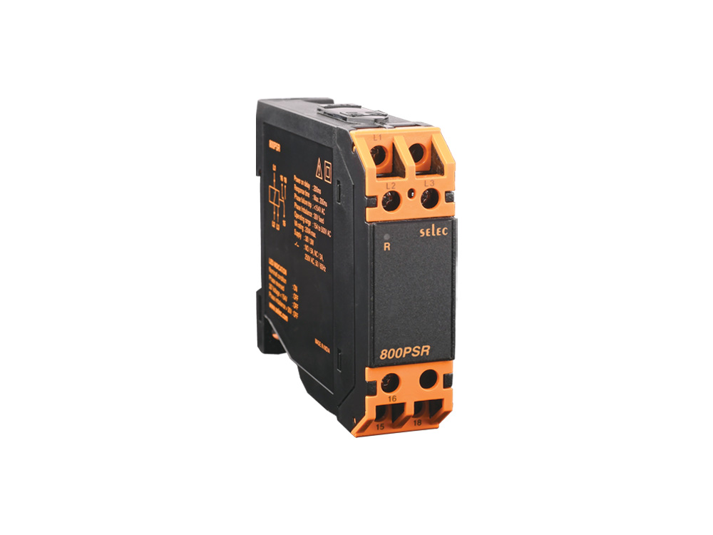 800PSR Phase sequence relay, Din rail mount