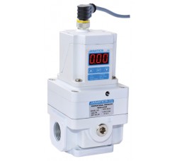 Proportional Pressure Regulators LED display for monitoring output pressure High flow rate Output pressure is maintained in the event of power loss JANATICUS