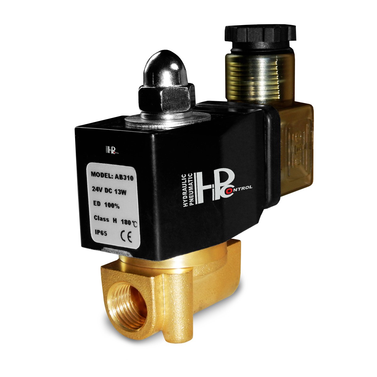 Solenoid valve 2N08 1/4 230V or 24V, 12V Viton - resistant to chemicals