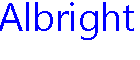 Albright
