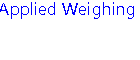 Applied Weighing