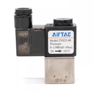 2V025-08A 220VAC AIR FLUID SOLENOID VALVE PORT SIZE-1/4