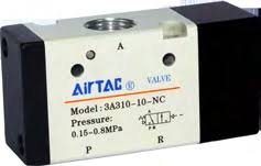 3A320-10A 220VAC AIR SOLENOID VALVE PORT SIZE:- 3/8