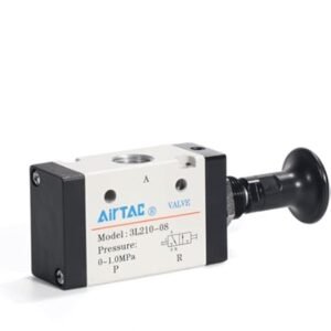 3R110-06A 220VAC AIR SOLENOID HANDLE VALVE PORT SIZE:-1/8