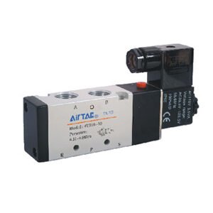 4V310-10A 220VAC AIR SOLENOID VALVES PORT SIZE-: 3/8