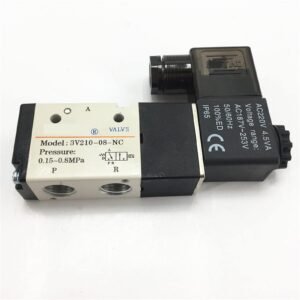 3V210-08A 220VAC AIR SOLENOID VALVES PORT SIZE-: 1/4