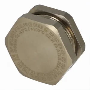 Pepperl + Fuchs - SP.MD.M32.BN.C.15.K01 STOPPING PLUG, HEXAGON HEAD, BRASS NICKEL-PLATED, M32 THREAD TOTAL LENGTH 21 MM, ATEX ZONES 1, 2, 21 AND 22, 1 PIECE, KIT WITH ACCESSORIES