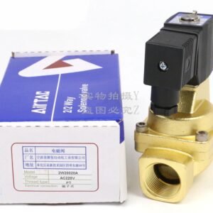 2W200-20 110VAC AIR PNEUMATIC NORMALLY CLOSED SOLENOID VALVE PORT SIZE-3/4"