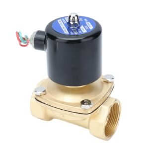 2W400-40 220VAC AIR PNEUMATIC NORMALLY CLOSED SOLENOID VALVE PORT SIZE-1/2"